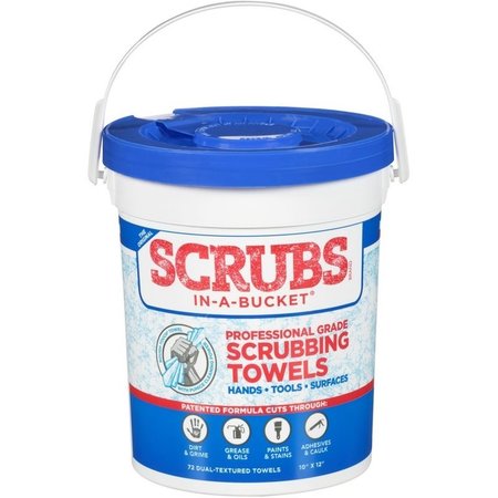 SCRUBS Scrub Towels 12X10" 72Pk 42274